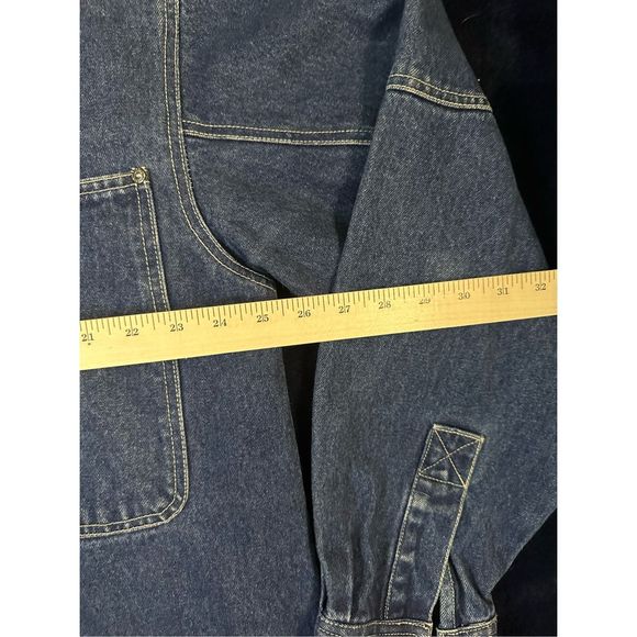 Vintage Boxx Jeans Baggy Skater Hip Hop Denim Jacket Sz Large BR - Picture 8 of 10